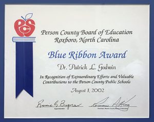 Blue Ribbon Award